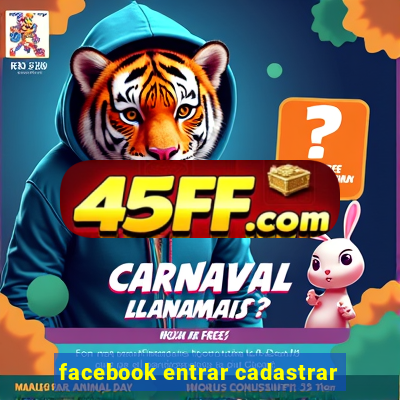 facebook entrar cadastrar